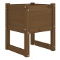 vidaXL Jardinera madera maciza de pino marrón miel 40x40x52,5 cm vidaXL Jardinera madera maciza de pino marrón miel 40x40x52,5 cm