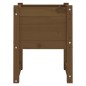 vidaXL Jardinera madera maciza de pino marrón miel 40x40x52,5 cm vidaXL Jardinera madera maciza de pino marrón miel 40x40x52,5 cm