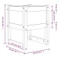 vidaXL Jardinera madera maciza de pino marrón miel 40x40x52,5 cm vidaXL Jardinera madera maciza de pino marrón miel 40x40x52,5 cm
