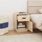 vidaXL Mesitas de noche 2 uds madera maciza de pino 40x34x55 cm vidaXL Mesitas de noche 2 uds madera maciza de pino 40x34x55 cm