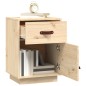 vidaXL Mesitas de noche 2 uds madera maciza de pino 40x34x55 cm vidaXL Mesitas de noche 2 uds madera maciza de pino 40x34x55 cm