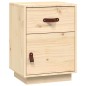 vidaXL Mesitas de noche 2 uds madera maciza de pino 40x34x55 cm vidaXL Mesitas de noche 2 uds madera maciza de pino 40x34x55 cm