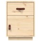 vidaXL Mesitas de noche 2 uds madera maciza de pino 40x34x55 cm vidaXL Mesitas de noche 2 uds madera maciza de pino 40x34x55 cm