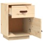 vidaXL Mesitas de noche 2 uds madera maciza de pino 40x34x55 cm vidaXL Mesitas de noche 2 uds madera maciza de pino 40x34x55 cm