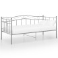 vidaXL Estructura de sofá cama metal gris 90x200 cm