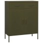 vidaXL Armario de almacenamiento acero verde oliva 80x35x101,5 cm vidaXL Armario de almacenamiento acero verde oliva 80x35x101,5 cm