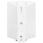 vidaXL Altavoces estéreo de pared 2 uds blanco interior exterior 100 W