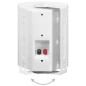 vidaXL Altavoces estéreo de pared 2 uds blanco interior exterior 100 W