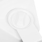 vidaXL Altavoces estéreo de pared 2 uds blanco interior exterior 100 W