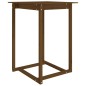 vidaXL Mesa alta de bar madera maciza de pino marrón miel 80x80x110 cm