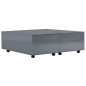 vidaXL Mesa de centro gris brillo 100x100x35 cm vidaXL Mesa de centro gris brillo 100x100x35 cm