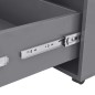 vidaXL Mesa de centro gris brillo 100x100x35 cm vidaXL Mesa de centro gris brillo 100x100x35 cm