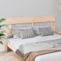 vidaXL Cabecero de cama madera maciza de pino gris 204x3x81 cm vidaXL Cabecero de cama madera maciza de pino gris 204x3x81 cm