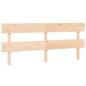 vidaXL Cabecero de cama madera maciza de pino gris 204x3x81 cm vidaXL Cabecero de cama madera maciza de pino gris 204x3x81 cm