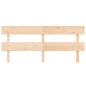 vidaXL Cabecero de cama madera maciza de pino gris 204x3x81 cm vidaXL Cabecero de cama madera maciza de pino gris 204x3x81 cm