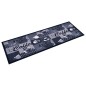 vidaXL Alfombra de cocina lavable Coffee azul 45x150 cm vidaXL Alfombra de cocina lavable Coffee azul 45x150 cm