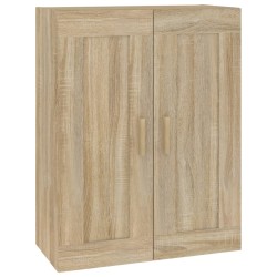 vidaXL Armario de pared contrachapada roble sonoma 69,5x32,5x90 cm