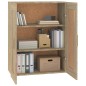 vidaXL Armario de pared contrachapada roble sonoma 69,5x32,5x90 cm