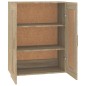 vidaXL Armario de pared contrachapada roble sonoma 69,5x32,5x90 cm