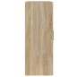 vidaXL Armario de pared contrachapada roble sonoma 69,5x32,5x90 cm
