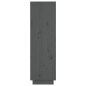 vidaXL Aparador alto de madera maciza de pino gris 37x34x110 cm vidaXL Aparador alto de madera maciza de pino gris 37x34x110 cm