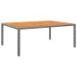 vidaXL Juego de comedor de jardín 11 piezas ratán sintético gris vidaXL Juego de comedor de jardín 11 piezas ratán sintético gris