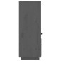 vidaXL Aparador alto de madera maciza de pino gris 34x40x108,5 cm vidaXL Aparador alto de madera maciza de pino gris 34x40x108,5 cm