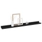 vidaXL Estantes de pared 4 unidades negro 80x9x3 cm vidaXL Estantes de pared 4 unidades negro 80x9x3 cm