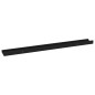 vidaXL Estantes de pared 4 unidades negro 80x9x3 cm vidaXL Estantes de pared 4 unidades negro 80x9x3 cm