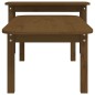 vidaXL Juego de mesas de centro 2 pzas madera maciza pino marrón miel vidaXL Juego de mesas de centro 2 pzas madera maciza pino marrón miel