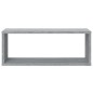 vidaXL Estantes cúbicos de pared 6 uds madera gris Sonoma 60x15x23 cm vidaXL Estantes cúbicos de pared 6 uds madera gris Sonoma 60x15x23 cm