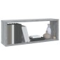 vidaXL Estantes cúbicos de pared 6 uds madera gris Sonoma 60x15x23 cm vidaXL Estantes cúbicos de pared 6 uds madera gris Sonoma 60x15x23 cm