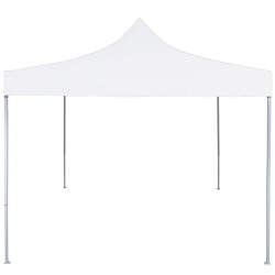 vidaXL Carpa plegable profesional acero blanco 3x3 m