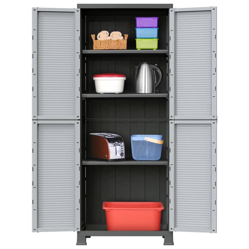 vidaXL Armario de plástico 68x39x171,5 cm vidaXL Armario de plástico 68x39x171,5 cm