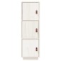 vidaXL Aparador alto madera maciza de pino blanco 34x40x108,5 cm vidaXL Aparador alto madera maciza de pino blanco 34x40x108,5 cm