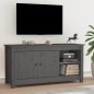 vidaXL Mueble de TV de madera maciza de pino gris 103x36,5x52 cm vidaXL Mueble de TV de madera maciza de pino gris 103x36,5x52 cm