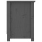 vidaXL Mueble de TV de madera maciza de pino gris 103x36,5x52 cm vidaXL Mueble de TV de madera maciza de pino gris 103x36,5x52 cm