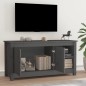 vidaXL Mueble de TV de madera maciza de pino gris 103x36,5x52 cm vidaXL Mueble de TV de madera maciza de pino gris 103x36,5x52 cm