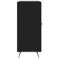 vidaXL Aparador de madera de ingeniería negro 90x34x80 cm vidaXL Aparador de madera de ingeniería negro 90x34x80 cm