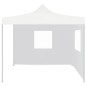 vidaXL Carpa plegable profesional con 2 paredes acero blanco 3x3 m vidaXL Carpa plegable profesional con 2 paredes acero blanco 3x3 m