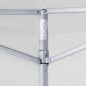 vidaXL Carpa plegable profesional con 2 paredes acero blanco 3x3 m vidaXL Carpa plegable profesional con 2 paredes acero blanco 3x3 m