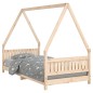 vidaXL Estructura de cama infantil madera maciza de pino 90x190 cm vidaXL Estructura de cama infantil madera maciza de pino 90x190 cm