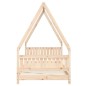 vidaXL Estructura de cama infantil madera maciza de pino 90x190 cm vidaXL Estructura de cama infantil madera maciza de pino 90x190 cm