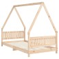 vidaXL Estructura de cama infantil madera maciza de pino 90x190 cm vidaXL Estructura de cama infantil madera maciza de pino 90x190 cm