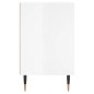 vidaXL Mesitas noche 2 uds madera ingeniería blanco brillo 40x30x50 cm vidaXL Mesitas noche 2 uds madera ingeniería blanco brillo 40x30x50 cm