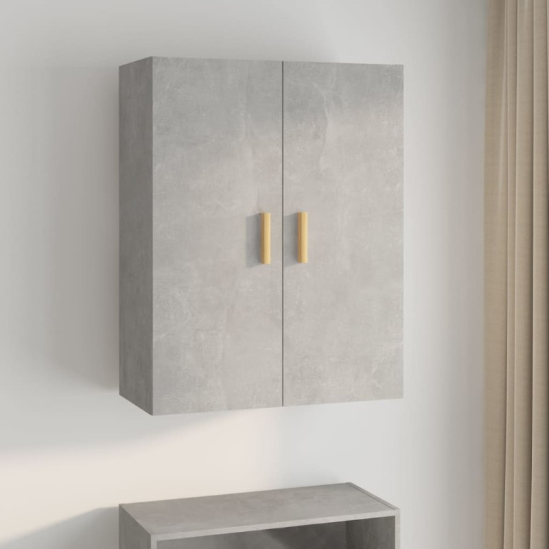 vidaXL Armario colgante de pared gris hormigón 69,5x34x90 cm vidaXL Armario colgante de pared gris hormigón 69,5x34x90 cm