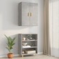 vidaXL Armario colgante de pared gris hormigón 69,5x34x90 cm vidaXL Armario colgante de pared gris hormigón 69,5x34x90 cm