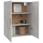 vidaXL Armario colgante de pared gris hormigón 69,5x34x90 cm vidaXL Armario colgante de pared gris hormigón 69,5x34x90 cm