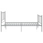 vidaXL Estructura de cama de metal gris 120x200 cm vidaXL Estructura de cama de metal gris 120x200 cm