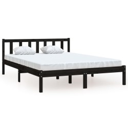 vidaXL Estructura de cama madera maciza de pino King Size 150x200 cm